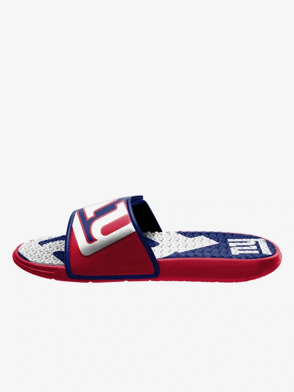 New York Giants Slide Sandals in Blue & Red